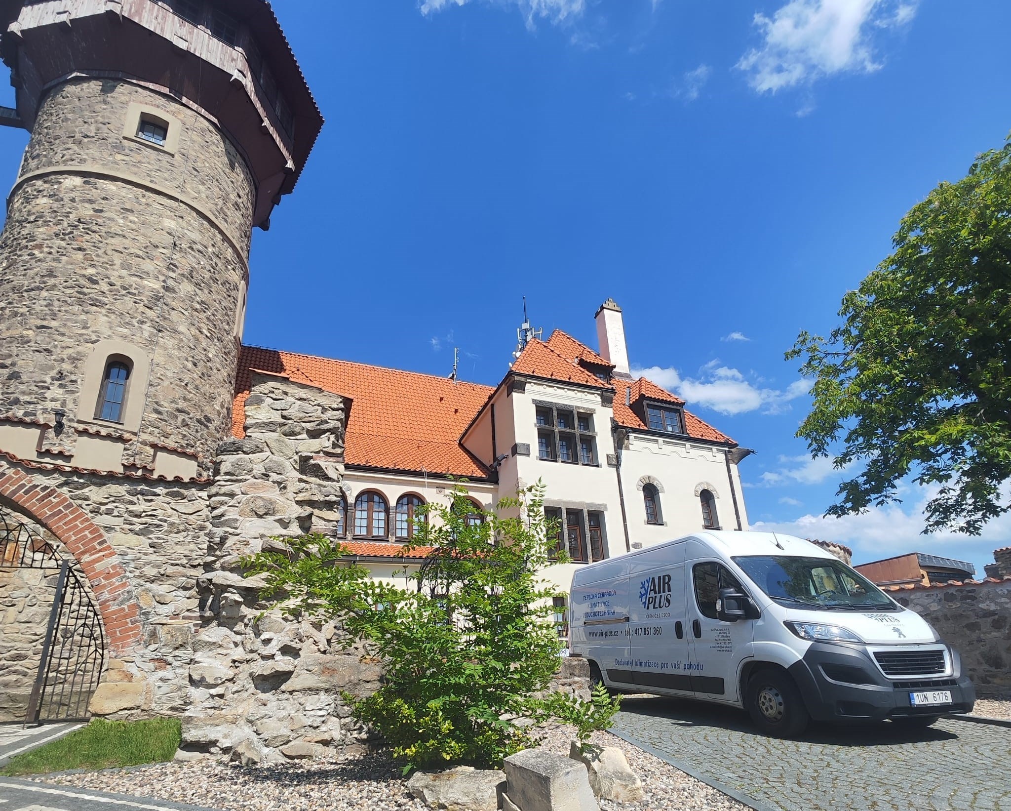 Air Plus na hradě Hněvín