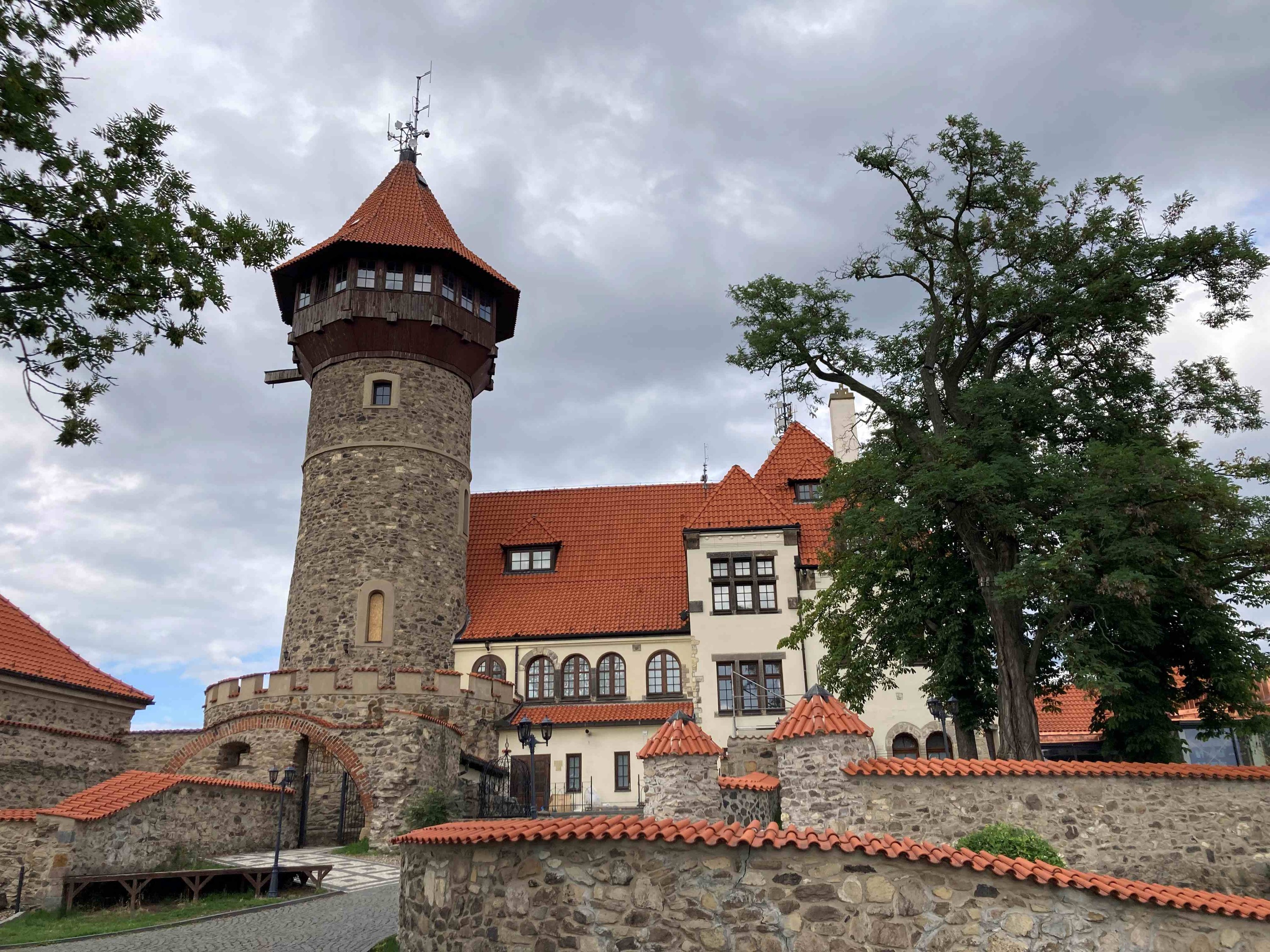 Air Plus na hradě Hněvín