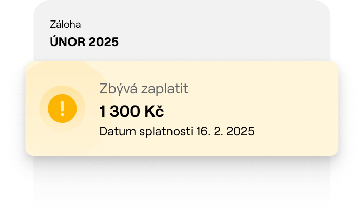 Zálohy a vyúčtování