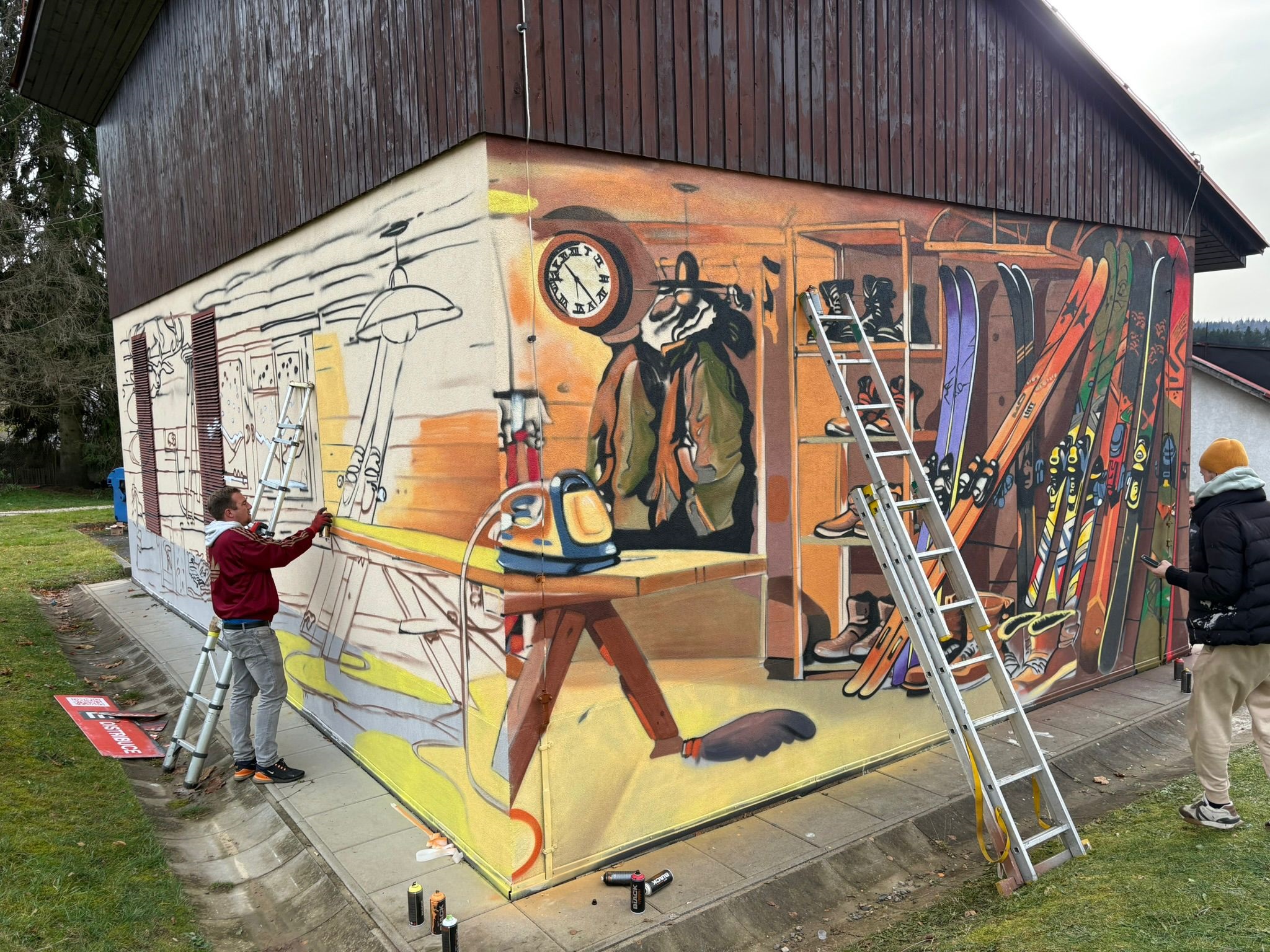 Trafostanice v Železné Rudě