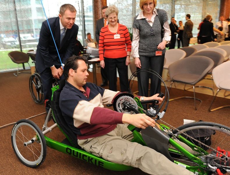 Handbike od zaměstnanců