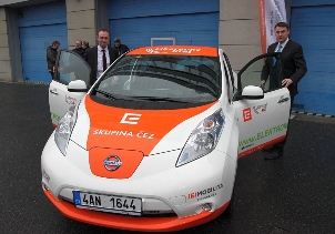 předání elektromobilu - Liberecký kraj
