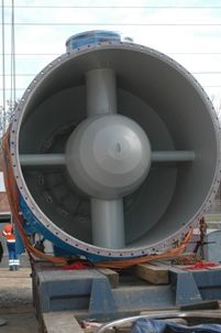MVE Mělník-turbína