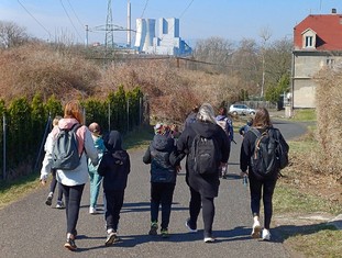 Z Ohníče pěšky do Elektrárny Ledvice aneb cíl nadohled.